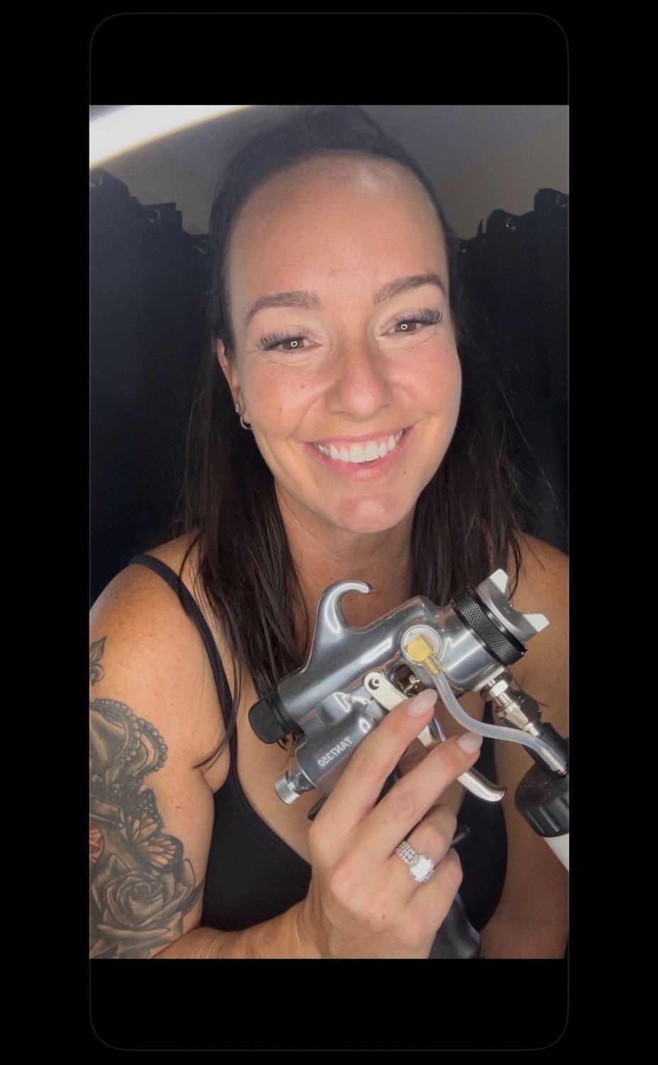 Sarah Castaneda certified spray tan artist